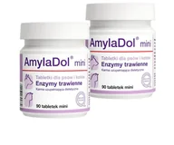 Suplementy i witaminy dla psów - DOLFOS AmylaDol Mini 2x90tab - miniaturka - grafika 1
