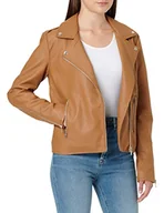 Kurtki damskie - Vila Damska kurtka Vicara Coated Jacket-NOOS, toasted Coconut, S, Toasted Coconut, S - miniaturka - grafika 1