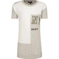 Sukienki i spódniczki dla dziewczynek - DKNY Kids Sukienka - miniaturka - grafika 1