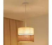 Lampy sufitowe - Brilagi - Żyrandol na lince ROYAL YUTE 1xE27/15W/230V śr. 25 cm beżowy/kremowy - miniaturka - grafika 1