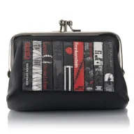 Portfele - Czarna bilonówka damska Horrory Yoshi Y1328 - miniaturka - grafika 1