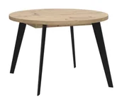 Inne meble do salonu - Stół Tblt7001-D78-904 110(155)X74 Czarny / Dąb Artisan - miniaturka - grafika 1