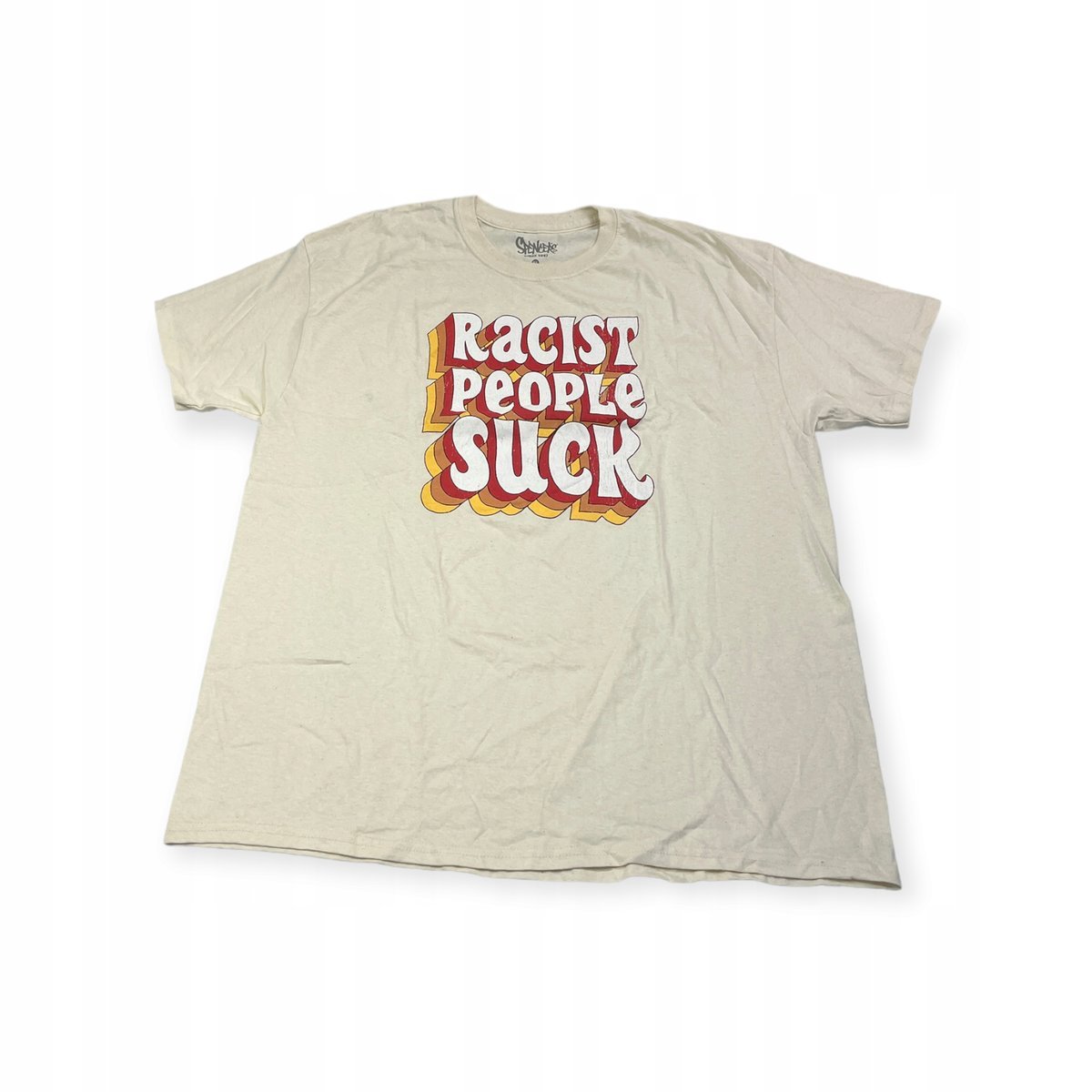 Koszulka T-shirt męski okrągły dekolt SPENCER'S NADRUK XL
