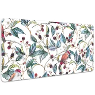 Podkładki na biurko - Mata ochronna na biurko Ptaki w malinach 100x50 cm, Dywanomat - miniaturka - grafika 1