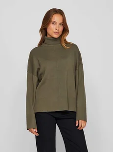 Vila Golf w kolorze khaki - Swetry damskie - miniaturka - grafika 1