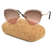 Okulary przeciwsłoneczne - Okulary Damskie Przeciwsłoneczne Kocie Oczy GLAM CO-265 - miniaturka - grafika 1