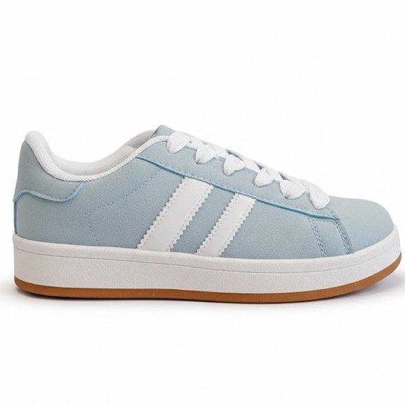 Buty Trampki Damskie Pastelowo Niebieskie Enna Sportowe Eleganckie Na Co Dzień Modne Stylowe Z Ekologicznej Skóry Lekkie 36