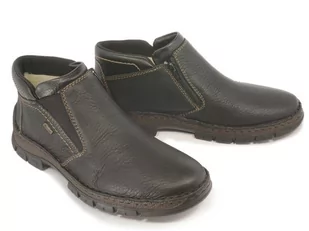 RIEKER TEX 12282-00 black, botki męskie - Rieker - Botki męskie - miniaturka - grafika 1
