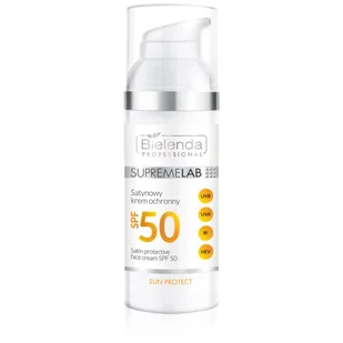 Bielenda PROFESSIONAL SUPREMELAB  SUN PROTECT SATYNOWY KREM OCHRONNY SPF 50 50ML - Kremy do twarzy z filtrem - miniaturka - grafika 1