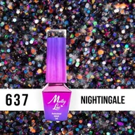 Lakiery hybrydowe - Molly Lac Lakier hybrydowy MollyLac Spotlight Nightingale 5 g Nr 637 - miniaturka - grafika 1