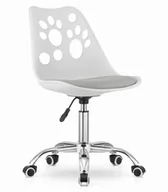 Fotele i krzesła biurowe - LEOBERT Krzesło biurowe LEOBERT Krzesło obrotowe PRINT biało-szare model_3738_1-PRINT-JACY70 - miniaturka - grafika 1