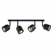 Lampy sufitowe - Sufitowa lampa reflektorowa SPARK 50946402 Kaspa do gabinetu czarna - miniaturka - grafika 1