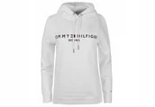 Bluzy damskie - TOMMY HILFIGER BLUZA DAMSKA HERITAGE WHITE r. XXS - miniaturka - grafika 1