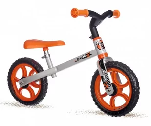 Smoby First bike pomarańczowy - Rowerki biegowe - miniaturka - grafika 2