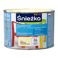 Emalie - Farba emaliowa Supermal akrylowy kremowa 0,4 l Śnieżka - miniaturka - grafika 1