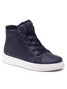 Ecco Trzewiki Street Tray K GOTE-TEX 70528202303 Granatowy - Buty dla chłopców - miniaturka - grafika 1