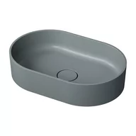 Umywalki - Omnires Ovo M+ umywalka szary/kamień OVOUNAG - miniaturka - grafika 1