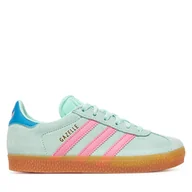 Buty dla chłopców - Sneakersy adidas Gazelle JP7130 Zielony - miniaturka - grafika 1