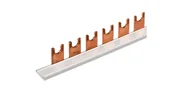 Inne akcesoria elektryczne - Hager POLO Szyna łączeniowa 1P 80A 16mm2 widełkowa (57mod.) KD180U KD180U - miniaturka - grafika 1