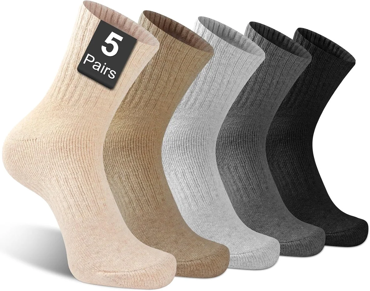 SPORTOWE 5 PAR TURYSTYCZNE AMORTYZACJA UNISEX POLIESTER WYGODA