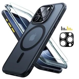 Etui ESR Classic Pro Set HaloLock MagSafe do Apple iPhone 15 Pro Czarny matowy - Etui i futerały do telefonów - miniaturka - grafika 1