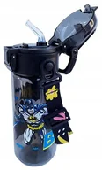 Bidony dla dzieci - BUTELKA na wodę BATMAN BIDON dla chłopca dziecka z ustnikiem BLOKADA 450ml - miniaturka - grafika 1