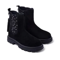 Botki damskie - GIOSEPPO Sartell, Botki, czarny, 34 EU, Czarny (Black), 34 EU - miniaturka - grafika 1