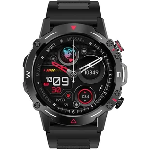 Veltori VT110-1 Czarny Pasek Silikonowy - Smartwatch - miniaturka - grafika 1
