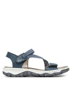 Sandały damskie - Rieker Sandały CEO-68871-14 Niebieski - miniaturka - grafika 1