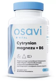 Osavi - Cytrynian Magnezu + B6, 90 vkaps - Witaminy i minerały - miniaturka - grafika 1