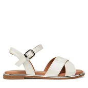 Buty dla dziewczynek - Sandały Calvin Klein Jeans V3A2-82042-1688 M Biały - miniaturka - grafika 1