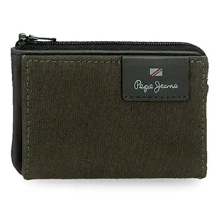 Pepe Jeans Hilltop Portfel z Kartką, Jedyny w swoim rodzaju, zielony, única, Portfel z kartą - Koszulki i topy damskie - miniaturka - grafika 1