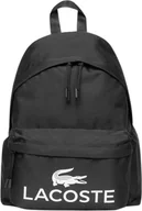 Plecaki - Plecak sportowy Lacoste Croc NU5182ZT Czarny - miniaturka - grafika 1