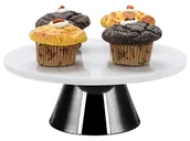 Serwisy obiadowe - ECHTWERK Patera na tort z marmuru (Ø 30, Czarny) - miniaturka - grafika 1