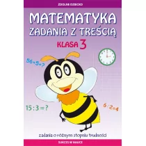 Literat Matematyka, Zadania z treścią Klasa 3. Zdolne dziecko - Ewa Buczkowska