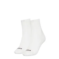 Skarpetki i podkolanówki sportowe - Skarpety damskie Puma HEART LOGO SHORT CREW 2-PACK białe 93855501 - miniaturka - grafika 1