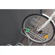 Zabezpieczenia do roweru - ZAPIĘCIE ROWEROWE DUNLOP SPIRALNE NA KLUCZ 0,6x90CM ZIELONY - miniaturka - grafika 1