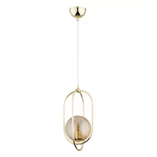 Binar lampa wisząca 1-punktowa złota 61253 - Lampy sufitowe - miniaturka - grafika 1
