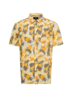 Camel Active Męska koszula casual Mężczyźni Regular Fit Bawełna wielokolorowy wzorzysty, L - Koszule męskie - miniaturka - grafika 1