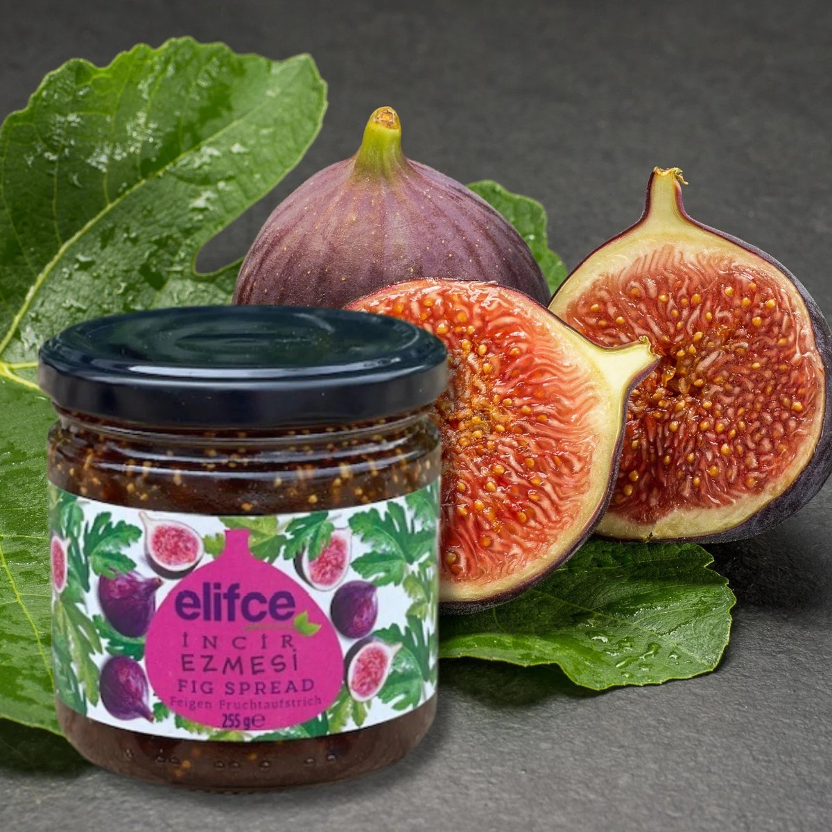 Elifce Pasta z fig 255 g – Krem z owoców figowych