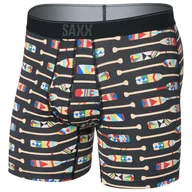 Majtki męskie - Bokserki Saxx Quest Quick Dry Mesh Boxer Brief Fly Solar Rozmiar: XL / Kolor: szary/biały - miniaturka - grafika 1