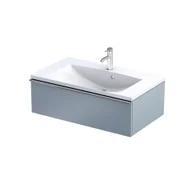 Szafki łazienkowe - Szafka łazienkowa pod umywalkę Oristo Etna 80 cm niebieski mat OR52-SD1S-80-16 - miniaturka - grafika 1