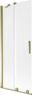 Parawany nawannowe - Mexen Velar parawan nawannowy 2-skrzydłowy rozsuwany 85 x 150 cm, szron, złoty - 896-085-000-31-50 - miniaturka - grafika 1