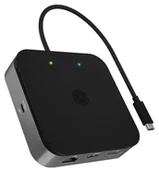 Stacje dokujące i replikatory portów - Icy Box 7w1 USB4 2x USB3.2 Gen 2 1x USB-C 1x HDMI 1x DP Audio| PD 60W IB-DK408-C41 - miniaturka - grafika 1