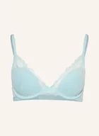 Biustonosze - Calvin Klein Biustonosz Usztywniany Icon Lace blau - miniaturka - grafika 1