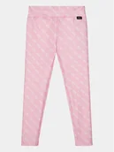 Legginsy - Guess Legginsy J4RB02 MC01P Różowy Slim Fit - miniaturka - grafika 1