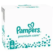 Pieluchy - Pampers Pieluchy Premium Care 4-8kg, rozmiar 2-MINI, 224szt - miniaturka - grafika 1