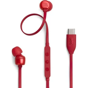 JBL Tune 310 USB-C czerwone - Słuchawki - miniaturka - grafika 1