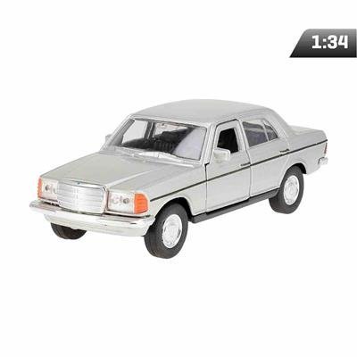 Autko model 1:34 Mercedes-Benz W123 srebrny
