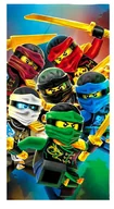 Okrycia kąpielowe dla dzieci - Ręcznik szybkoschnący plażowy Lego Ninjago Microfibra - miniaturka - grafika 1
